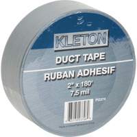 Utility Grade Duct Tape, 7.5 mils, Silver, 50 mm (2") x 55 m (180') PG374 | Caster Town
