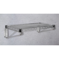 Direct Wall Mount for Chromate Wire Shelving RL898 | Caster Town