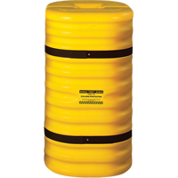 Column Protector, 10" x 10"/10" x 10 " Inside Opening, 24" L x 24" W x 42" H, Yellow RN037 | Caster Town