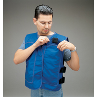 Cooling Vests with Insert Pockets, Large, Royal Blue SAI259 | Caster Town