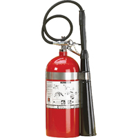 Aluminum Cylinder Carbon Dioxide (CO2) Fire Extinguishers, BC, 10 lbs. Capacity SAJ099 | Caster Town