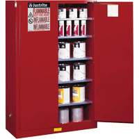 Sure-Grip<sup>®</sup> EX Combustibles Safety Cabinet for Paint and Ink, 60 gal., 5 Shelves SAQ086 | Caster Town