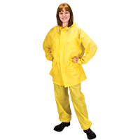 RZ300 Rain Suit, PVC, Large, Yellow SEH094 | Caster Town