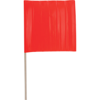 Traffic Safety Flags, Vinyl, With Handle SC143 | Caster Town