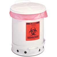 Biohazard Waste Container, 6 gal Capacity SD500 | Caster Town