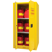 Flammable Storage Cabinet, 60 gal., 2 Door, 34" W x 65" H x 34" D SDN648 | Caster Town