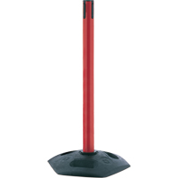 Single Line Heavy Duty Receiver Post, 38" High, Red SDN971 | Caster Town