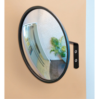 Convex Mirror with Bracket, Indoor/Outdoor, 18" Diameter SDP506 | Caster Town