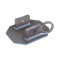 Advanced™ Bare Steel Uni-Anchor with Tie-Off, Bolt-On, Temporary Use SEB444 | Caster Town