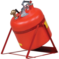 Laboratory Safety Cans, Type I, Steel, 5 US gal., Red, FM Approved SEC085 | Caster Town