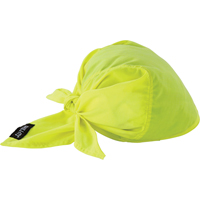 Chill-Its<sup>®</sup> 6710CT Cooling Triangle Hats, High Visibility Lime-Yellow SEC685 | Caster Town