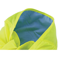 Chill-Its<sup>®</sup> 6710CT Cooling Triangle Hats, High Visibility Lime-Yellow SEC685 | Caster Town