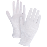 Lightweight Inspection Gloves, Poly/Cotton, Unhemmed Cuff, Ladies SEE783 | Caster Town
