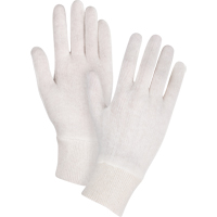 Mediumweight Inspection Gloves, Poly/Cotton, Knit Wrist Cuff, Ladies SEE789 | Caster Town