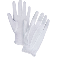 Parade/Waiter's Gloves, Cotton, Hemmed Cuff, X-Large SEE796 | Caster Town
