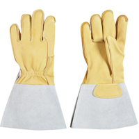 Welding Gloves, Grain Cowhide, Size Small SEE836 | Caster Town