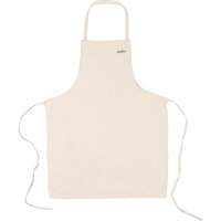 Apron, Cotton, 36" L x 29" W, Natural SEE852R | Caster Town