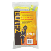 Standard-Duty Safety Harness, High Visibility Lime-Yellow, Silver Reflective Colour, Medium SEF117R | Caster Town