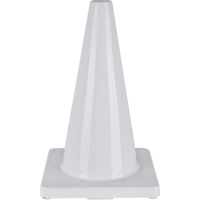 Coloured Traffic Cone, 18", White SEH135 | Caster Town