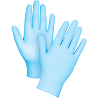 Tactile Medical-Grade Disposable Gloves, Small, Nitrile/Vinyl, 4.5-mil, Powder-Free, Blue, Class 2 SGX019 | Caster Town
