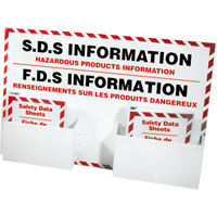 Safety Data Sheet Information Stations, English & French, Binders Included SEJ593 | Caster Town