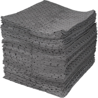 Bonded Sorbent Pads, Universal, 15" x 17", 30 gal. Absorbancy SFU959 | Caster Town