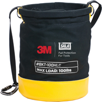 Tool Lifting Safe Bucket, Canvas, 12.5" Dia. x 15" H, 100 lbs. Load Rating SFV223 | Caster Town
