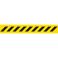 Barricade Tape, English, 3" W x 1000' L, 3 mils, Black on Yellow SGC180 | Caster Town