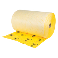 Caution Rolls -High Visibility Absorbents, Heavyweight, 150' L x 30" W, 57 gal. Absorbancy SGC494 | Caster Town