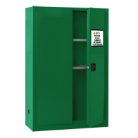 Pesticide Storage Cabinet, 45 gal., 65" H x 43" W x 18" D SGD361 | Caster Town
