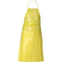KleenGuard™ A70 Chemical Spray Protection Apron, Polyethylene, 44" L x 29" W, Yellow SGD729 | Caster Town