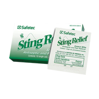 Insect Sting Relief Towelettes SGE738 | Caster Town