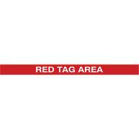 Tough-Mark™ Heavy-Duty Floor Marking, Rectangle, 48" L x 2" W, Red, Polyethylene SGJ216 | Caster Town