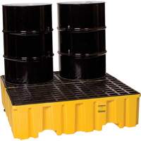 Spill Containment Pallet, 132 US gal. Spill Capacity, 51" x 52.5" x 13.75" SGJ310 | Caster Town