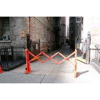 Barricade Multi-Gate, 43" h x 90" lo, Orange SGN486 | Caster Town