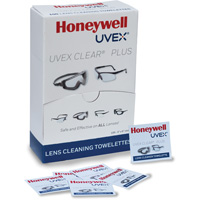 Uvex<sup>®</sup> Clear<sup>®</sup> Plus Towelettes, 5.25" x 8", Pack Of 100 SGQ555 | Caster Town
