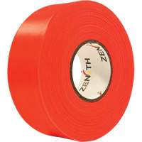 Flagging Tape, 1.1875" W x 164' L, Fluorescent Orange SGQ805 | Caster Town