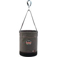 Arsenal<sup>®</sup> 5940 Swiveling Carabiner Hoist Bucket, Canvas, 12.5" Dia. x 17" H, 150 lbs. Load Rating SGS622 | Caster Town