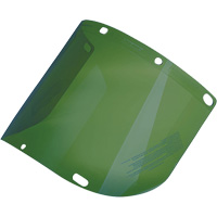 Dynamic™ Formed Faceshield, Polycarbonate, Green Tint SGV637 | Caster Town