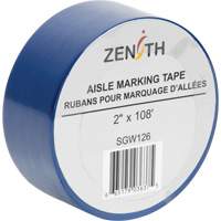 Aisle Marking Tape, 2" x 108', PVC, Blue SGW126 | Caster Town