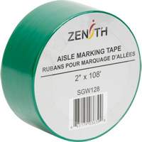 Aisle Marking Tape, 2" x 108', PVC, Green SGW128 | Caster Town