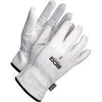 Classic Puncture Resistant Driver Gloves, Large, Grain Goatskin Palm, Thinsulate™ Inner Lining NJC397 | Caster Town