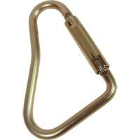 Offset D-Shaped Carabiner, Steel, 5000 lbs Capacity SGZ236 | Caster Town