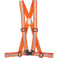 Traffic Harness, High Visibility Orange, Silver Reflective Colour, 2X-Large SGZ625 | Caster Town