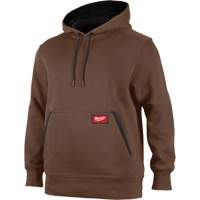 Midweight Pullover Hoodie, Men's, Small, Brown SHA974 | Caster Town
