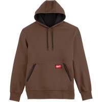 Midweight Pullover Hoodie, Men's, Small, Brown SHA974 | Caster Town