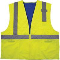 Chill-Its 6668 Safety Cooling Vest, Small, High Visibility Lime-Yellow SHB413 | Caster Town