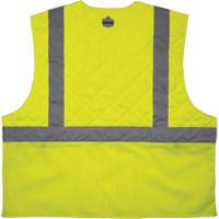Chill-Its 6668 Safety Cooling Vest, Small, High Visibility Lime-Yellow SHB413 | Caster Town