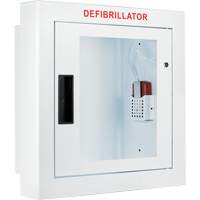 Semi-Recessed Large Cabinet with Alarm, Zoll AED Plus<sup>®</sup>/Zoll AED 3™/Cardio-Science/Physio-Control For, Non-Medical SHC007 | Caster Town