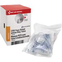 SmartCompliance<sup>®</sup> Refill CPR Faceshield with One-Way Valve, Single Use Faceshield, Class 2 SHC034 | Caster Town